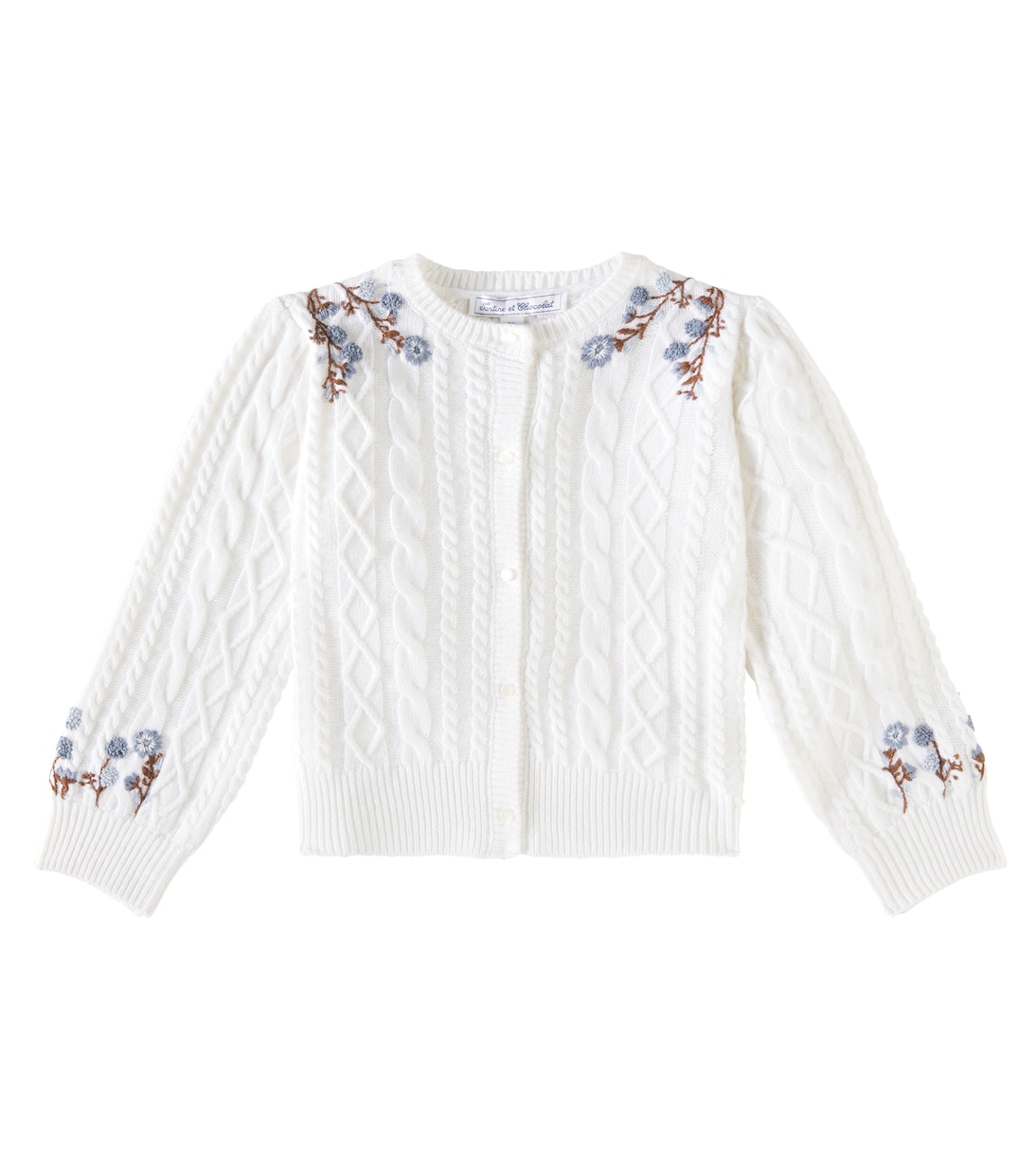 Cardigan en laine et cachemire mélangés | Tartine et Chocolat