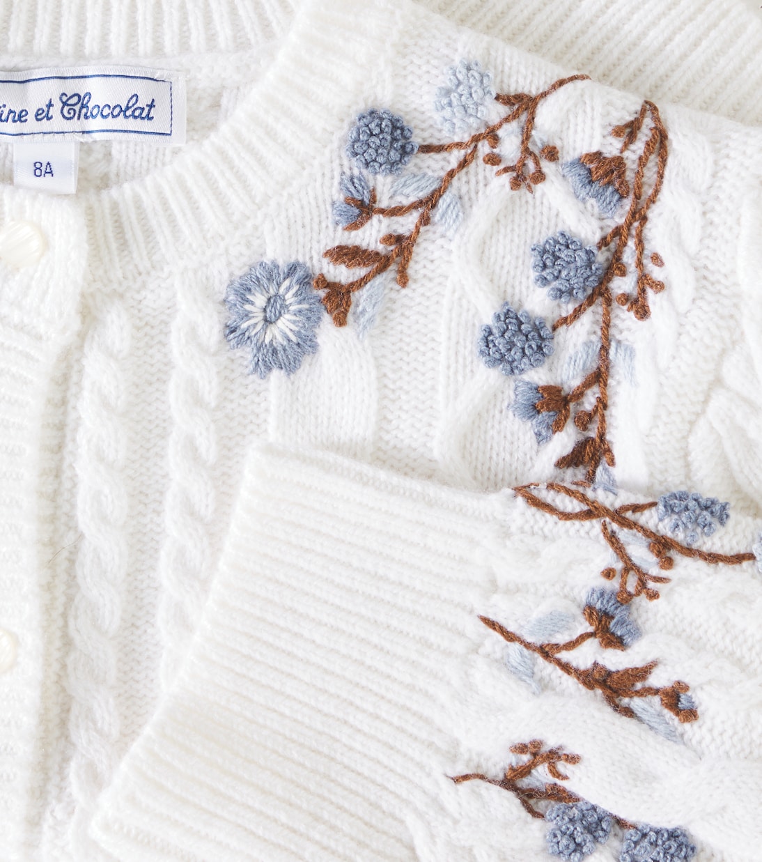 Cardigan en laine et cachemire mélangés | Tartine et Chocolat