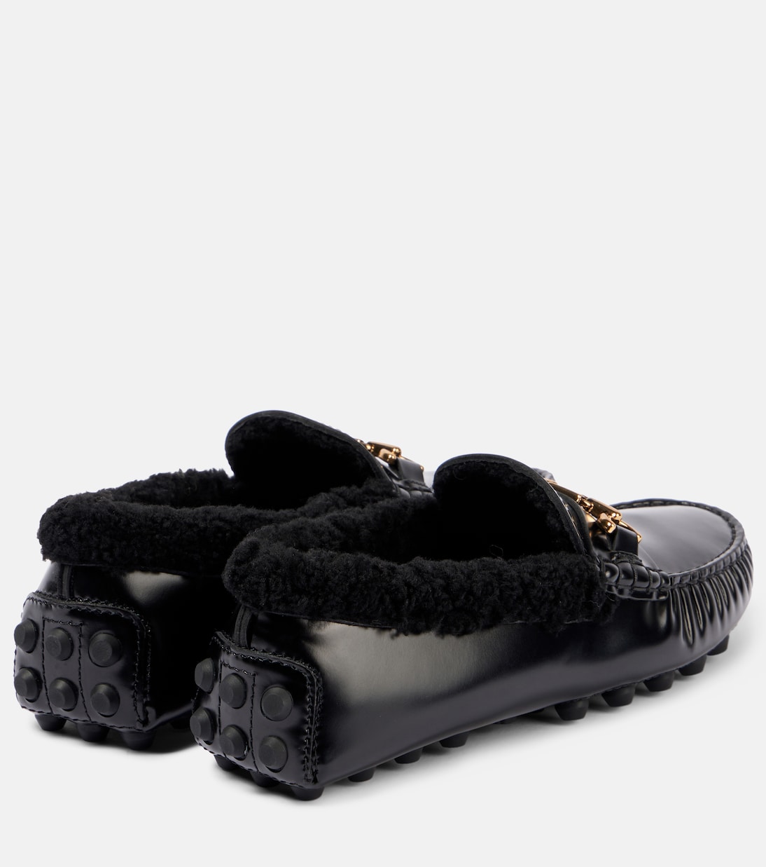 Mocassini in pelle con shearling | Tod's