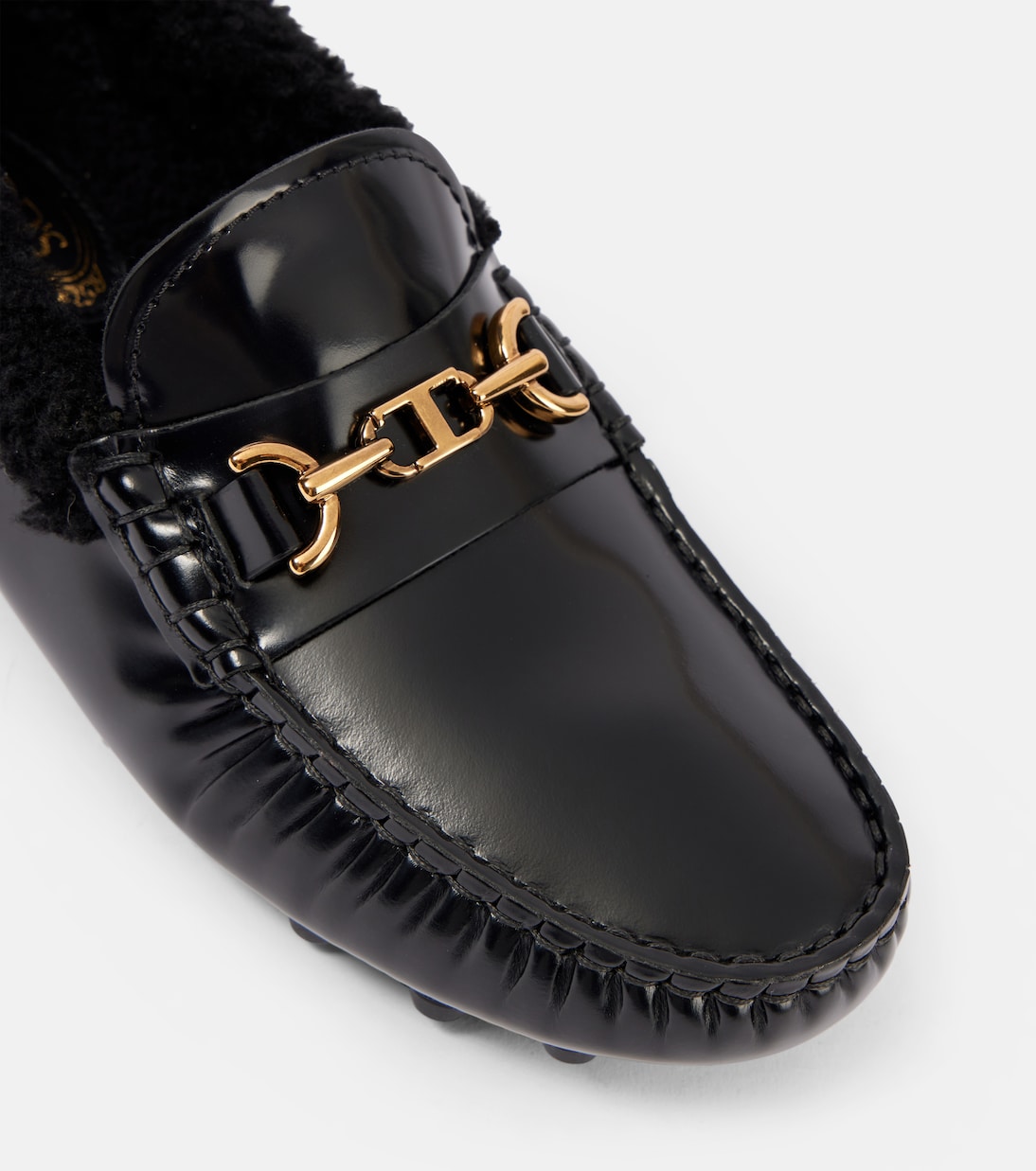 Mocassini in pelle con shearling | Tod's