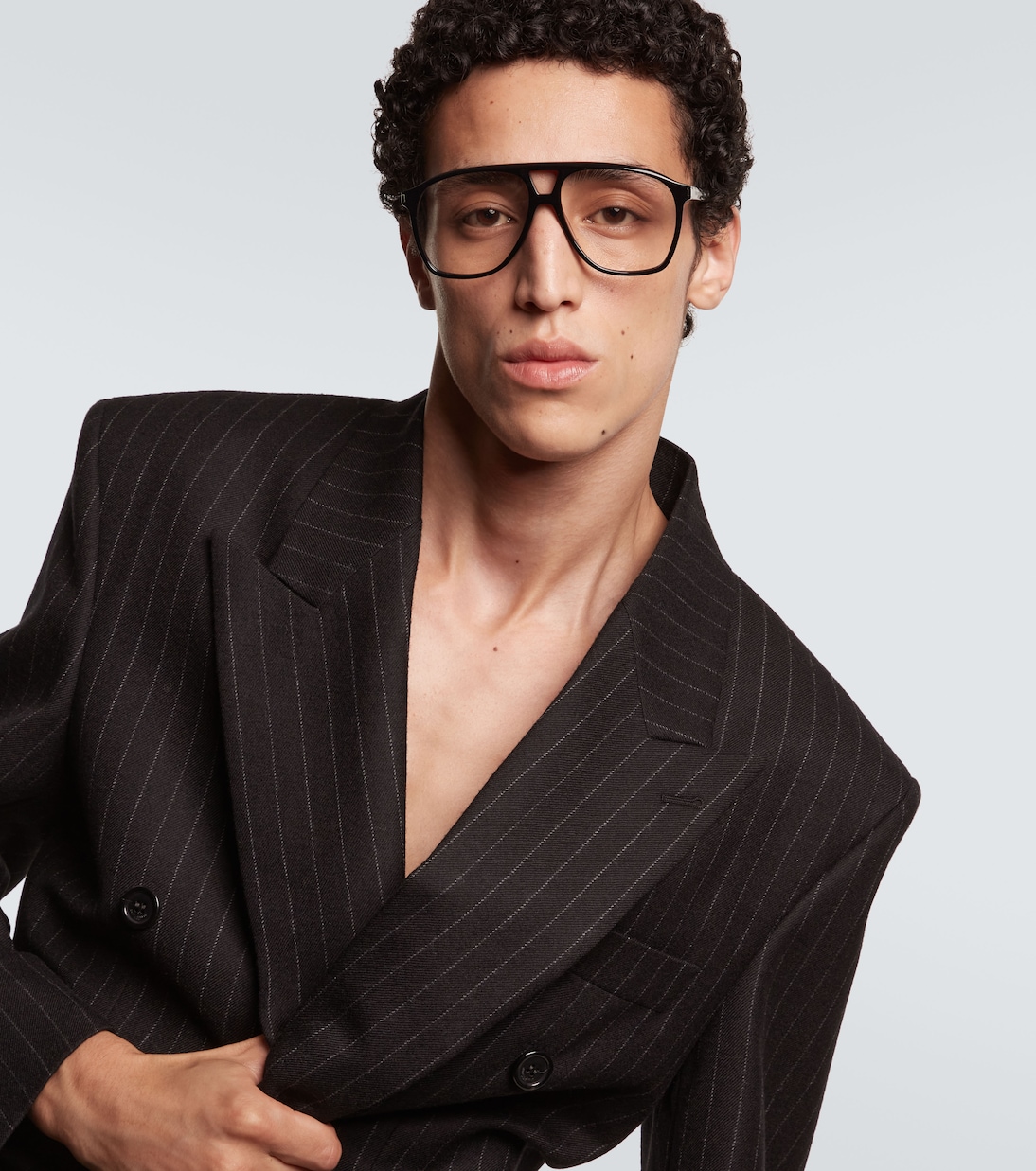 SL 596 Dune aviator glasses | Saint Laurent