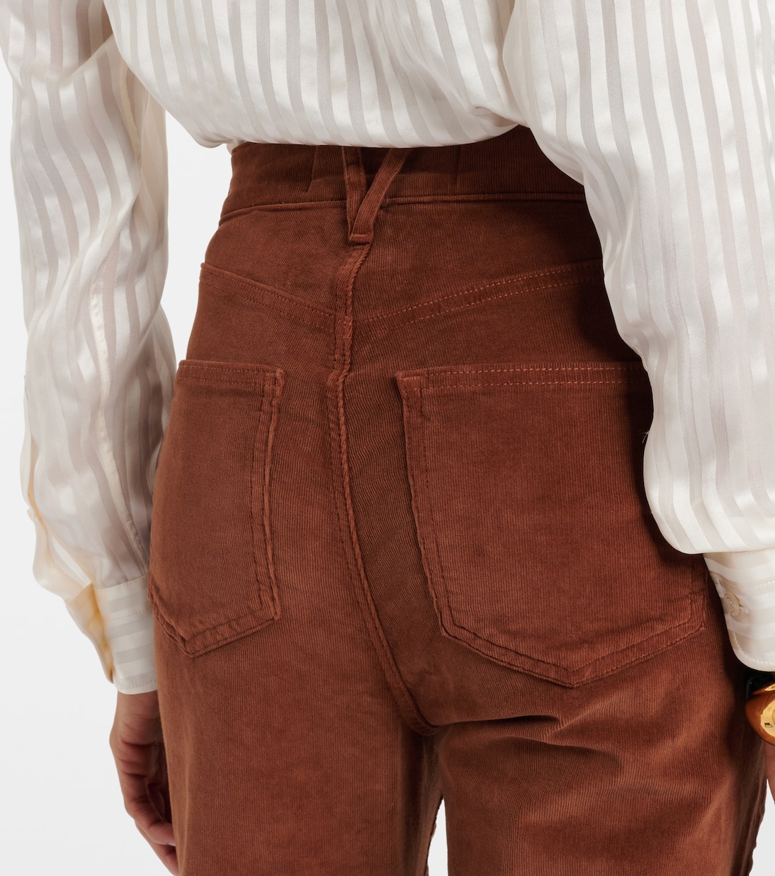 Pantaloni flared Cameron in velluto | Veronica Beard