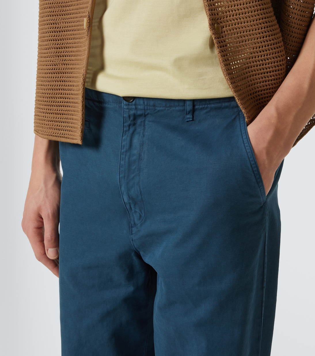 Chinohose aus Baumwoll-Gabardine | Auralee
