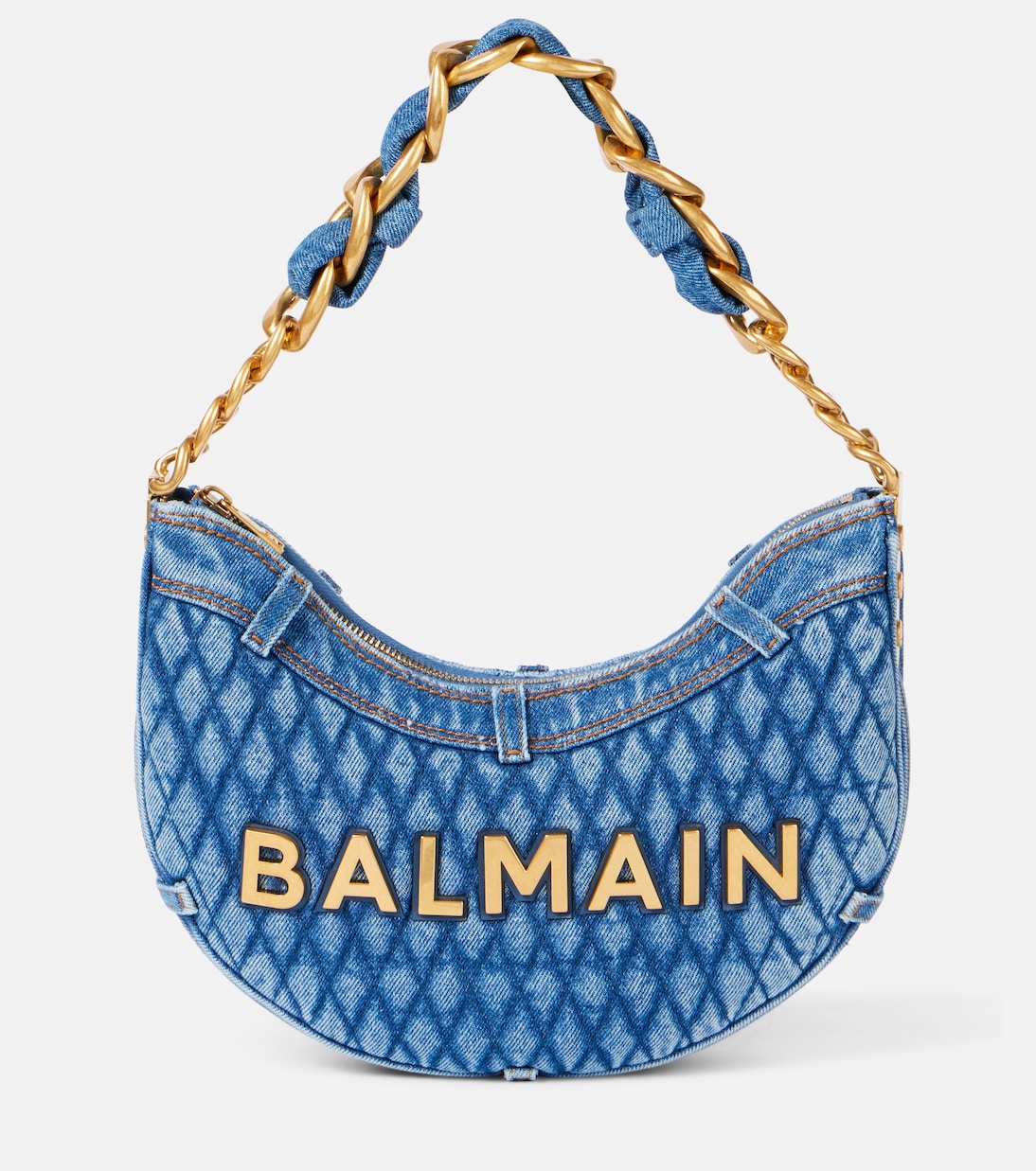 Borsa a spalla 1945 Moon in denim | Balmain