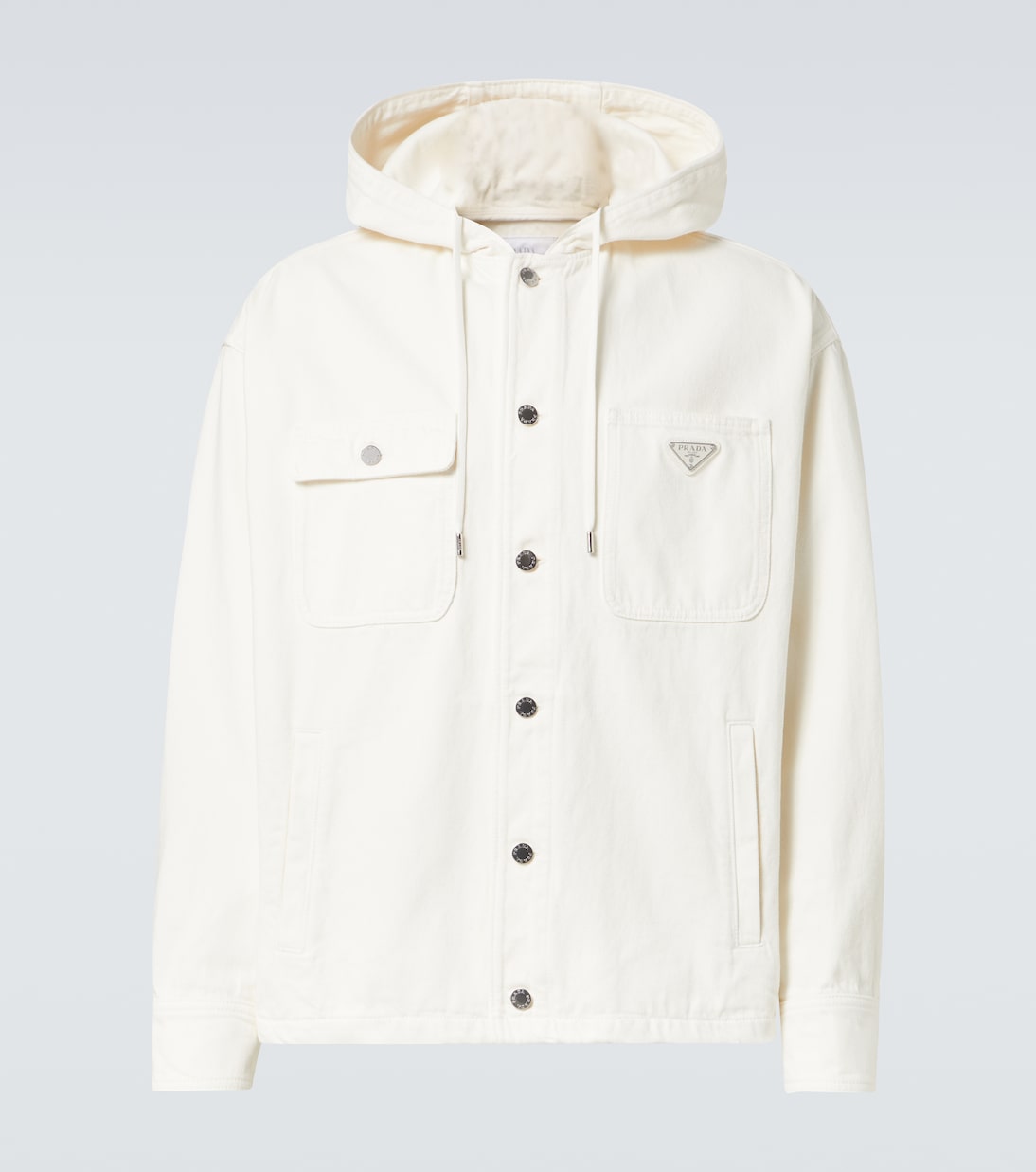 Giacca di jeans con cappuccio | Prada