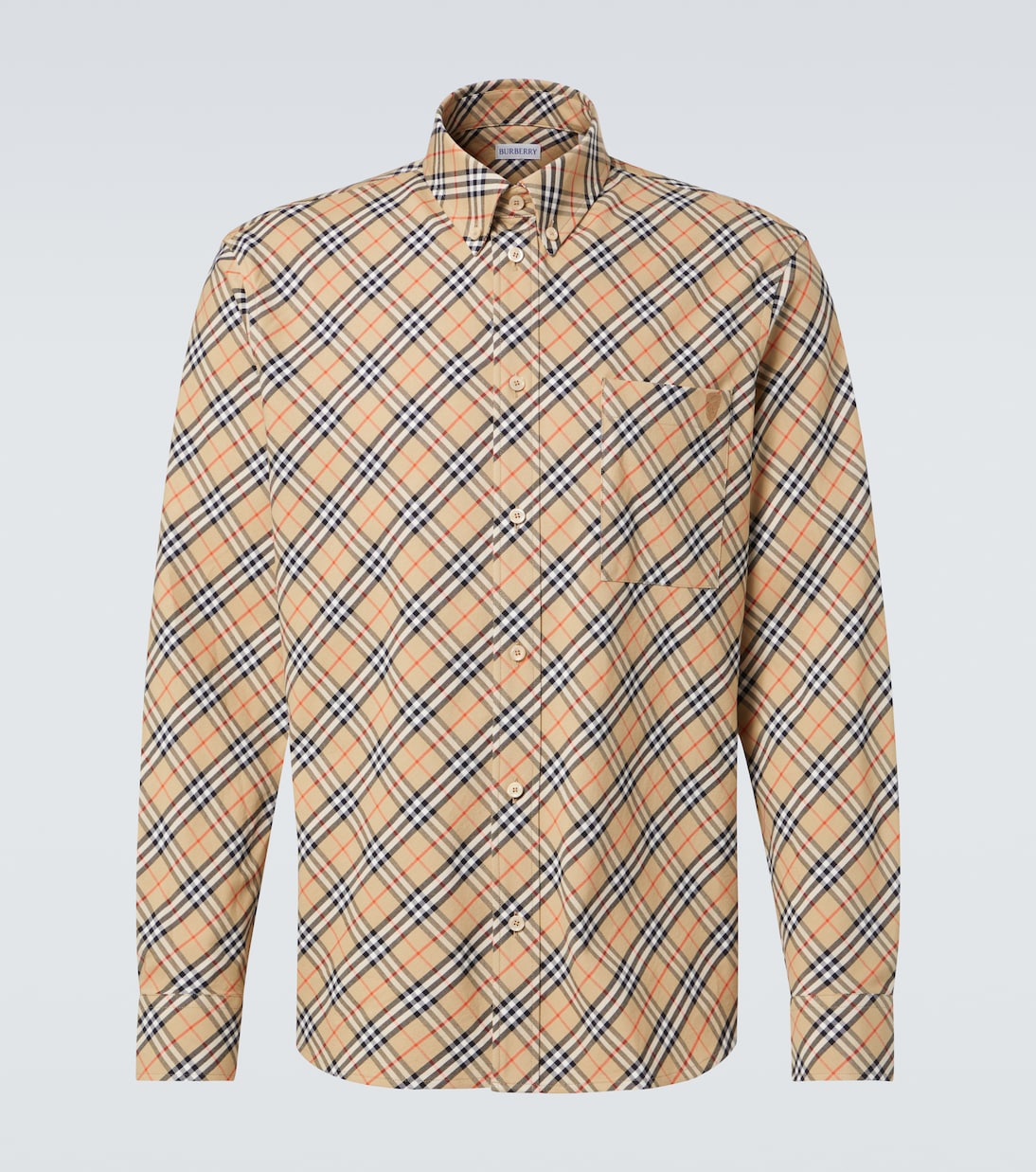 Camicia in popeline Burberry Check | Burberry