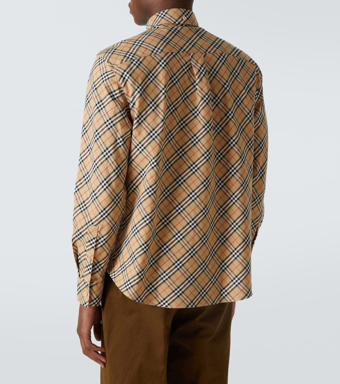 Camicia in popeline Burberry Check | Burberry