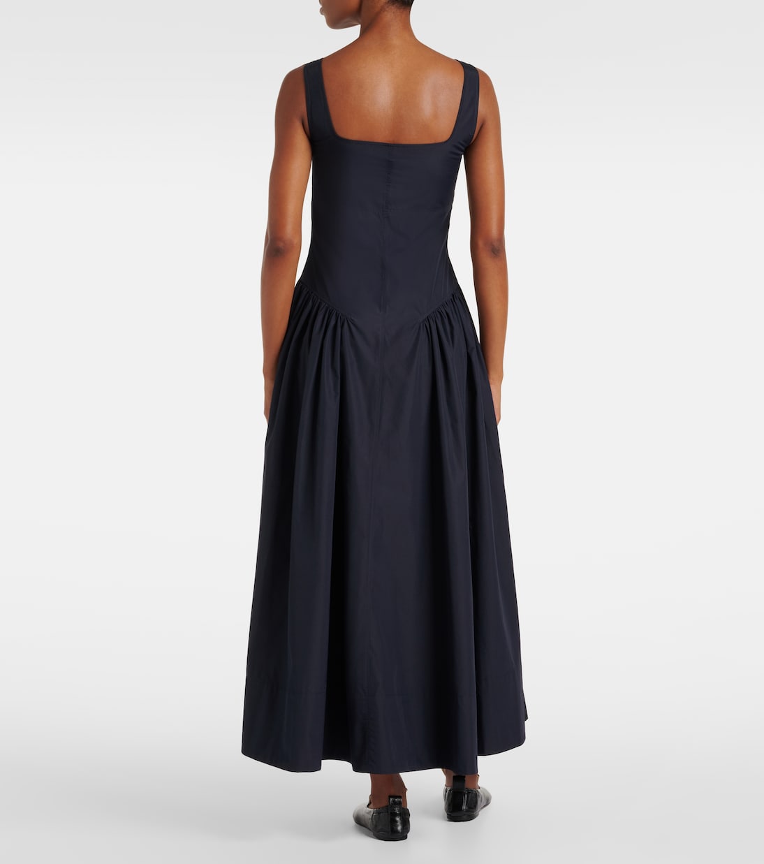 Robe midi White Label Kendall en coton mélangé | Proenza Schouler