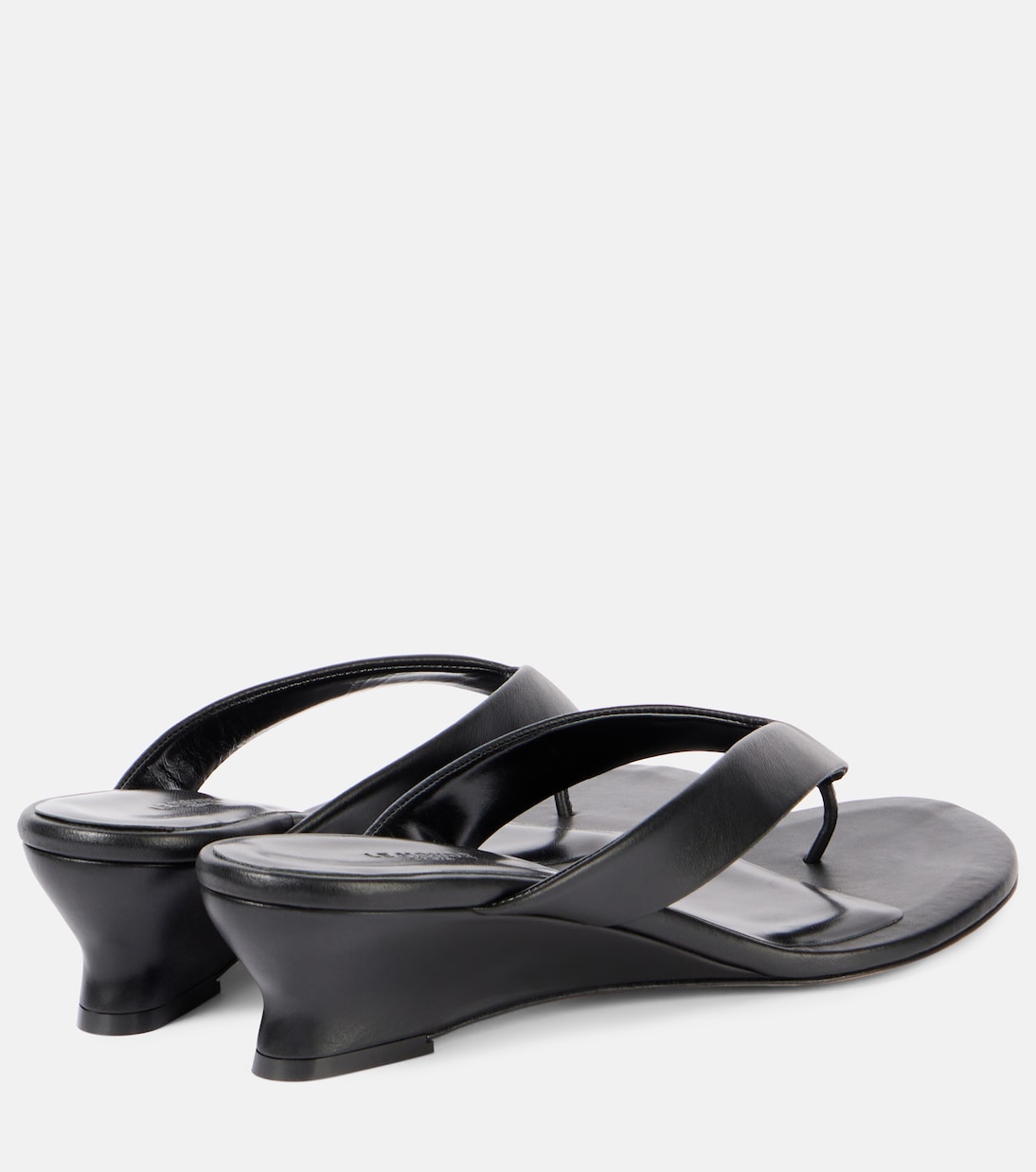 Mules compensées en cuir | Le Monde Béryl