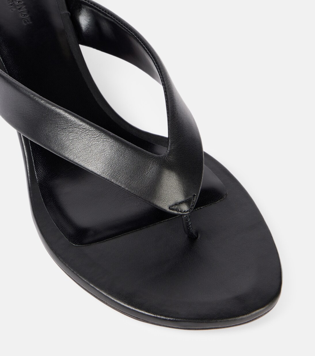 Mules compensées en cuir | Le Monde Béryl
