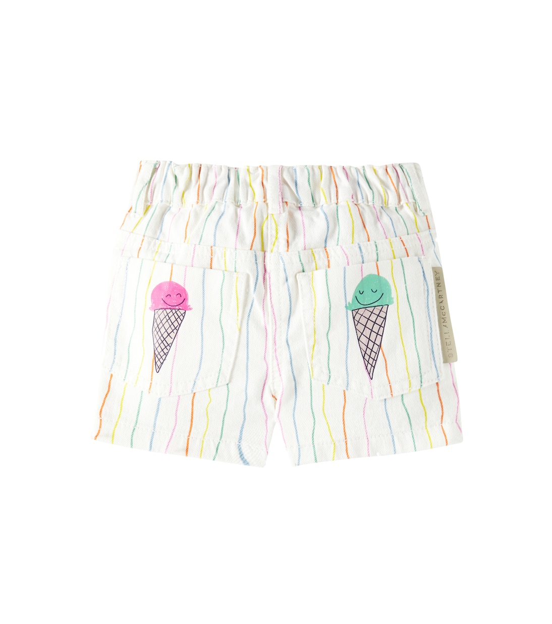 Baby - Shorts in cotone a righe | Stella McCartney Kids