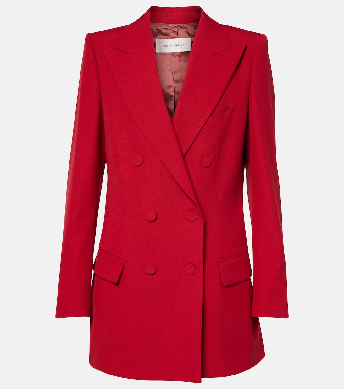 Double-breasted wool blazer | Dries Van Noten