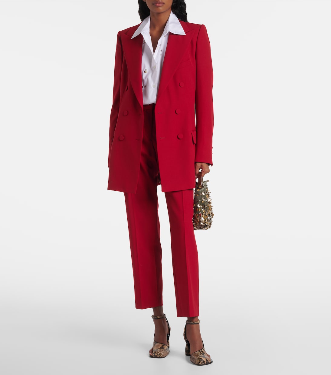 Double-breasted wool blazer | Dries Van Noten