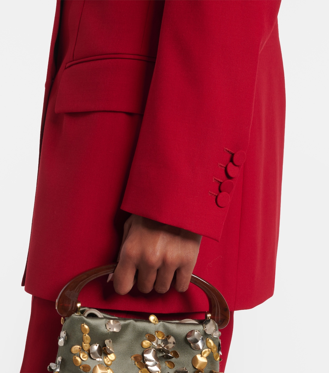 Double-breasted wool blazer | Dries Van Noten