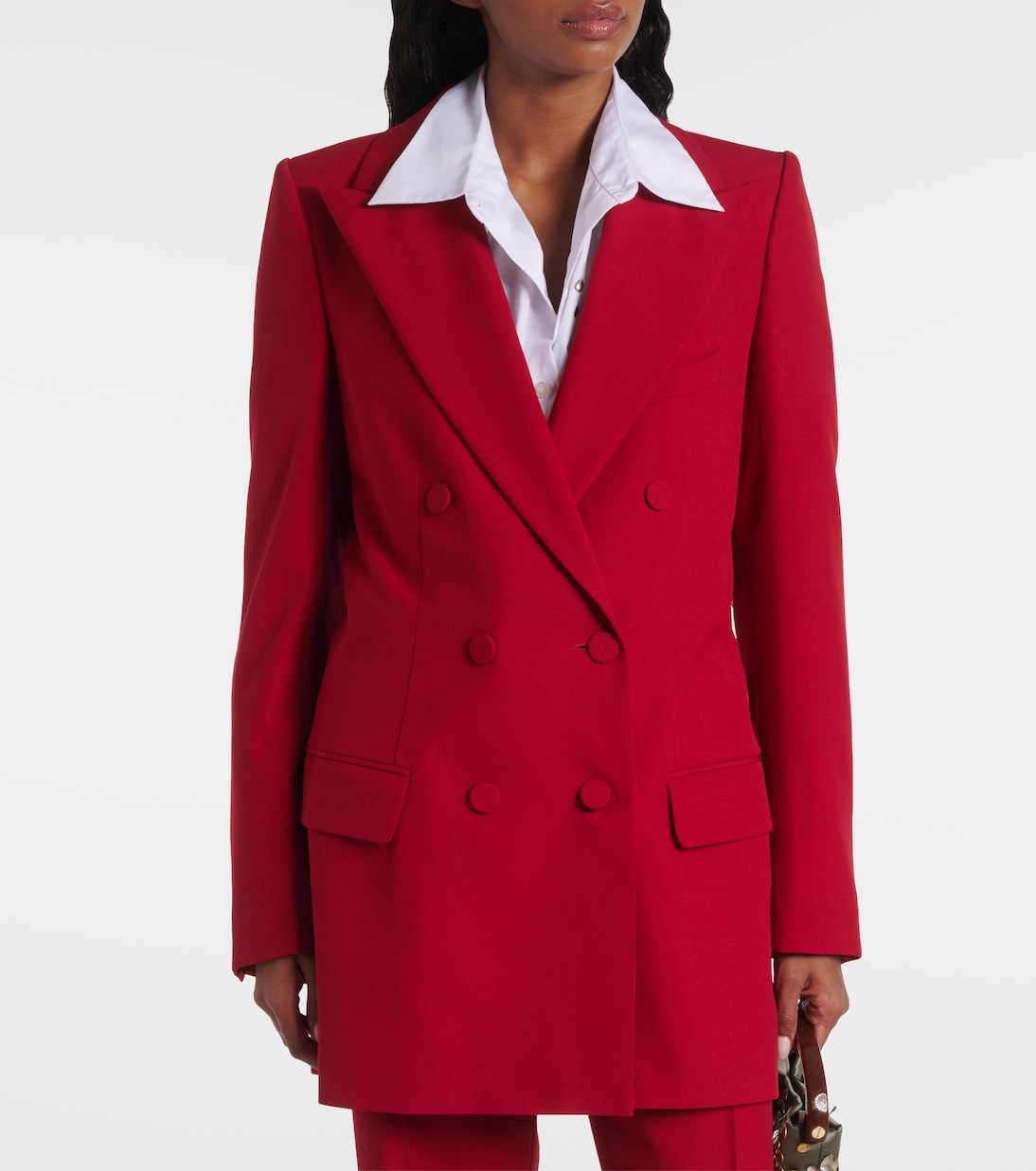 Double-breasted wool blazer | Dries Van Noten