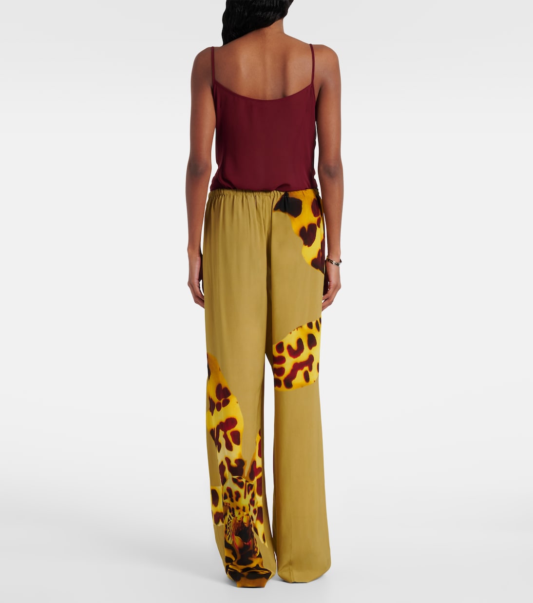 Pantaloni a gamba larga con stampa  | Dries Van Noten