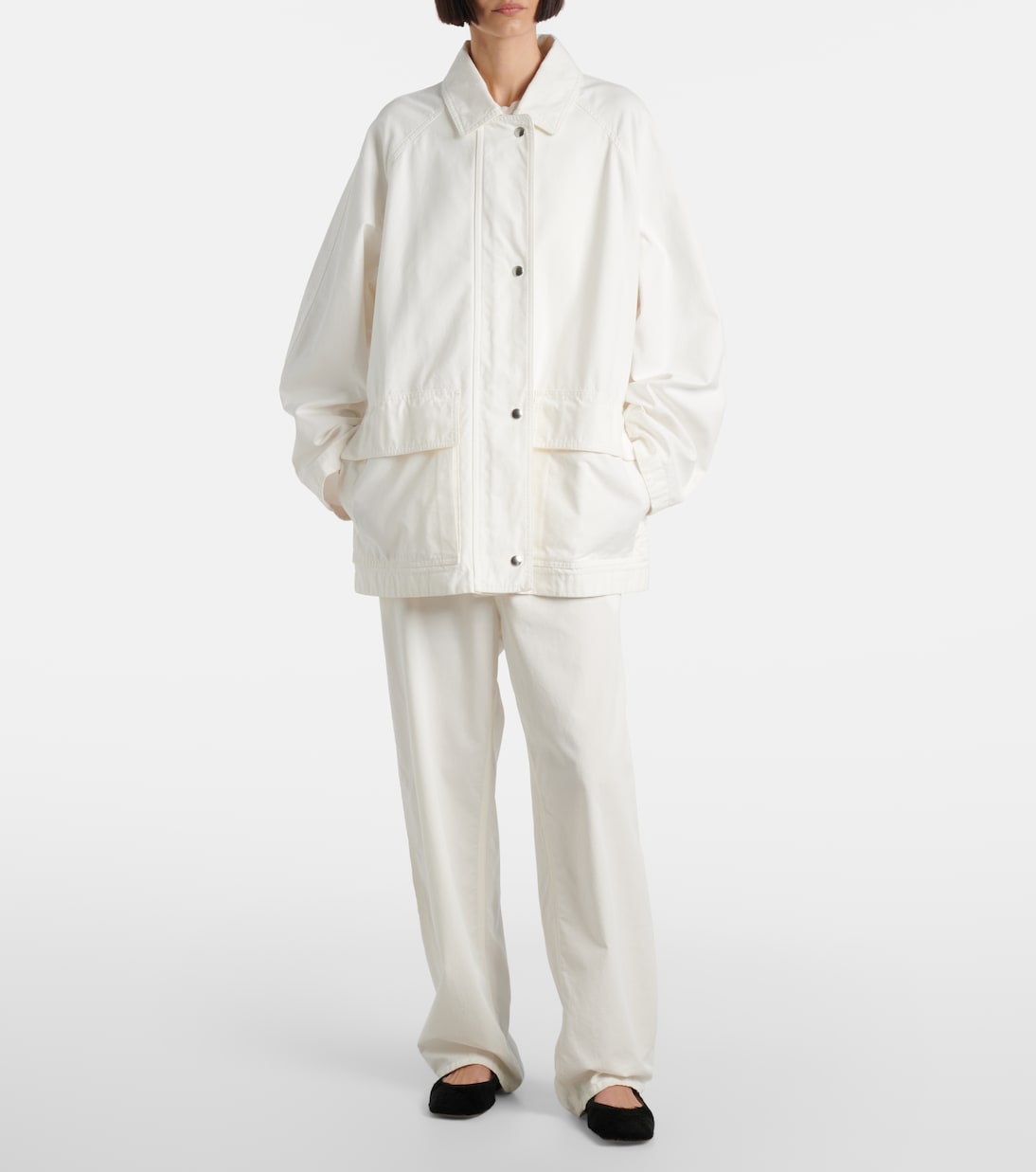 Jacke Elodianna aus Baumwoll-Twill | The Row