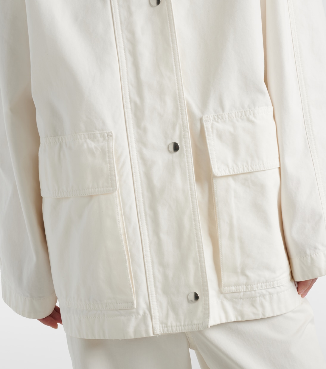 Jacke Elodianna aus Baumwoll-Twill | The Row
