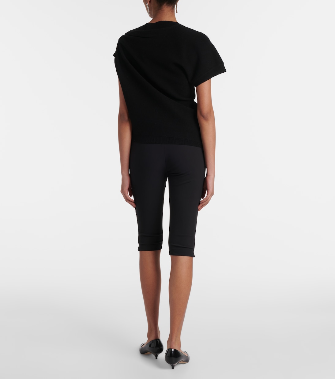 Deconstructed wool and cashmere-blend top | Róhe