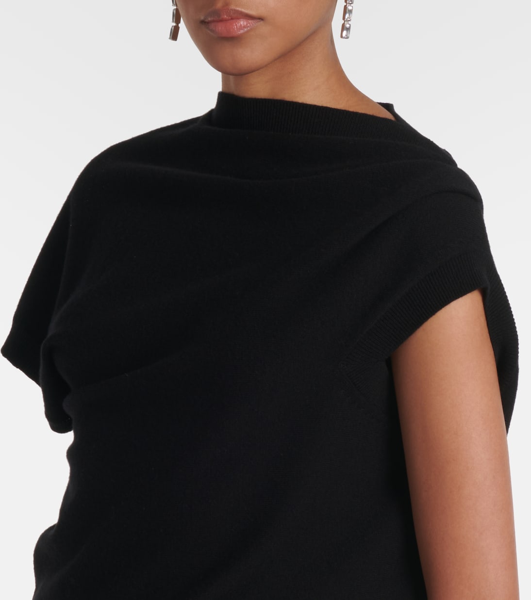 Deconstructed wool and cashmere-blend top | Róhe