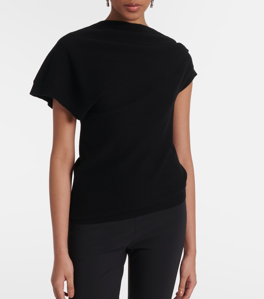 Deconstructed wool and cashmere-blend top | Róhe