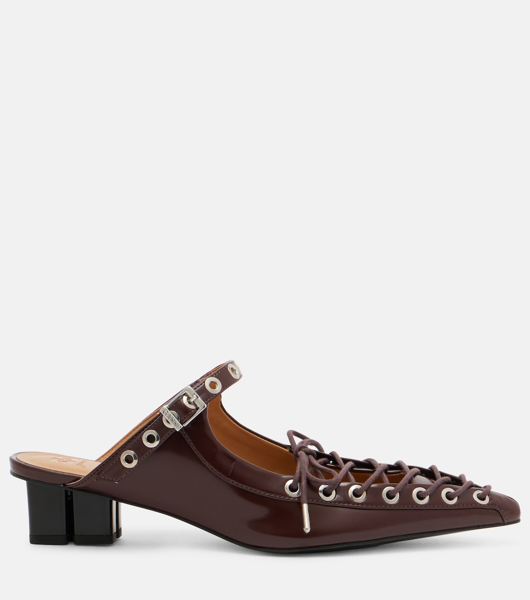 Mules Eyelets 35 stringate | Ganni