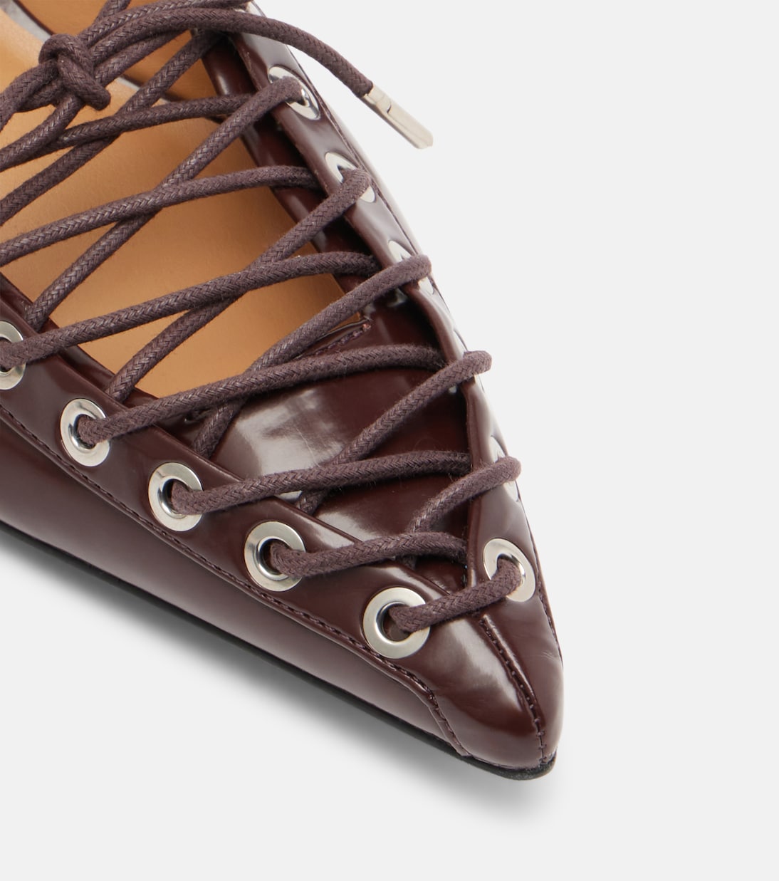 Mules Eyelets 35 stringate | Ganni