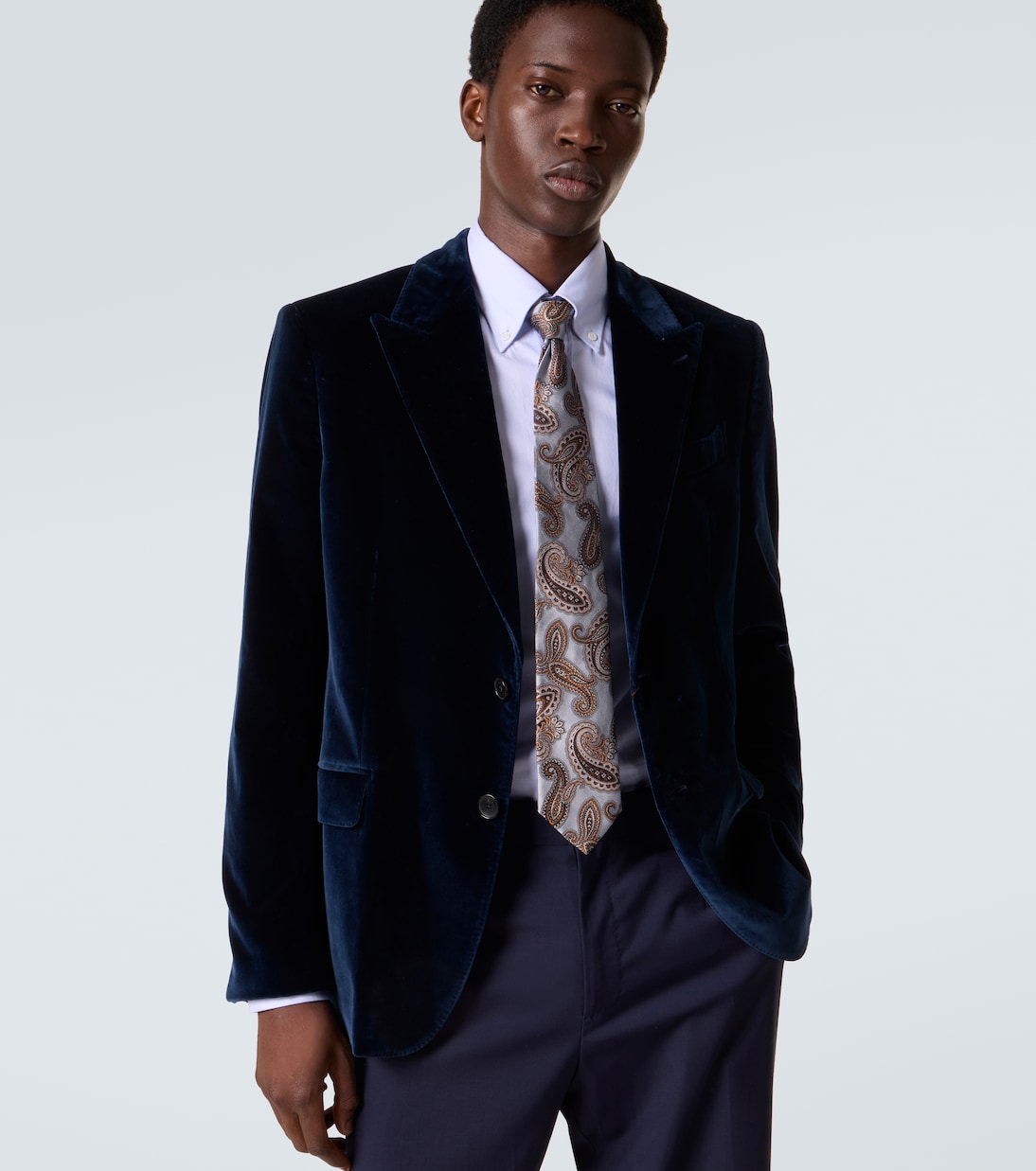 Paisley silk jacquard tie | Etro