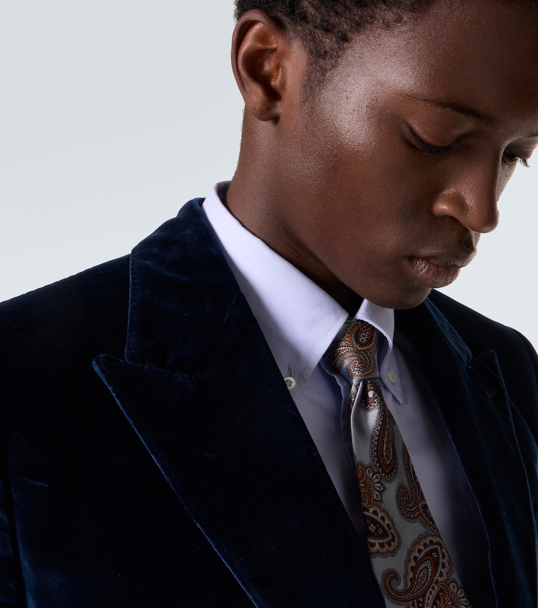 Paisley silk jacquard tie | Etro
