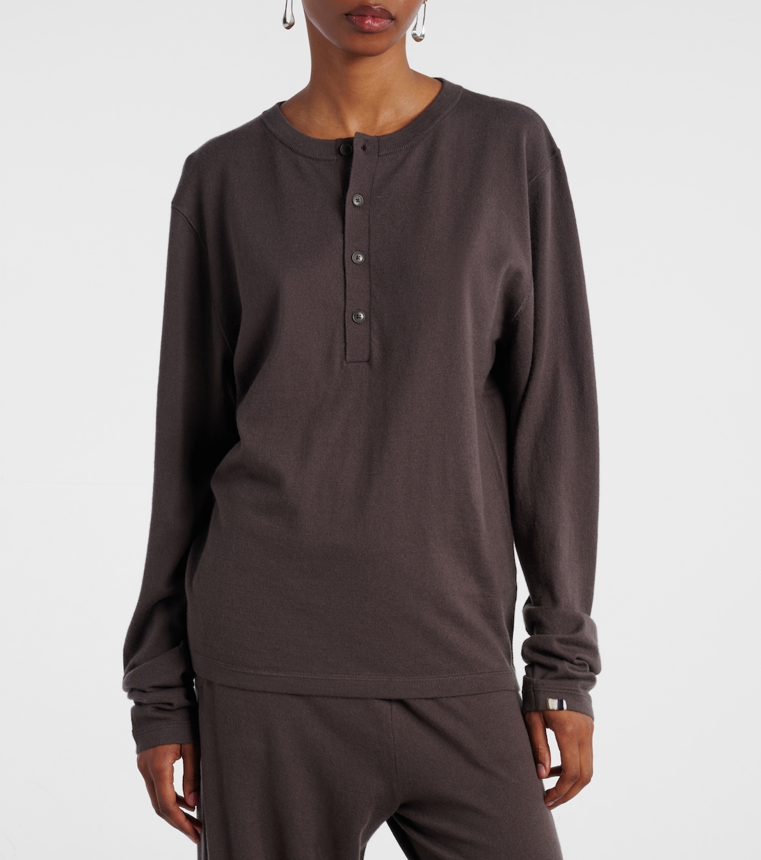 Camicia N°370 Herman in cotone e cashmere | Extreme Cashmere