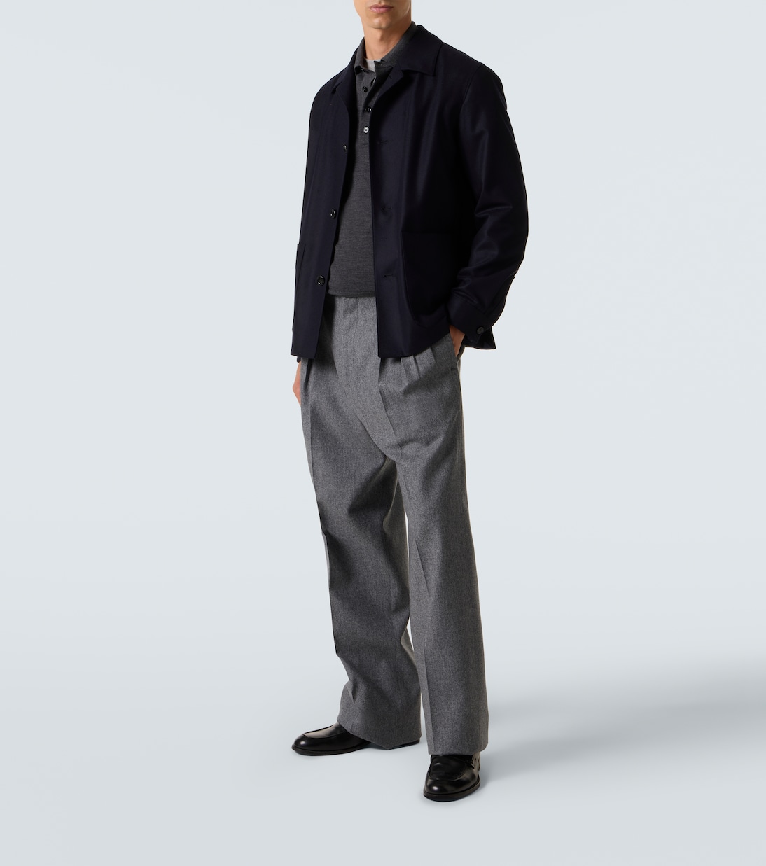 Hemdjacke aus Wolle | Zegna