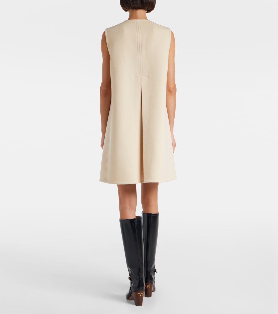 Minikleid VGold aus Wolle und Kaschmir | Valentino