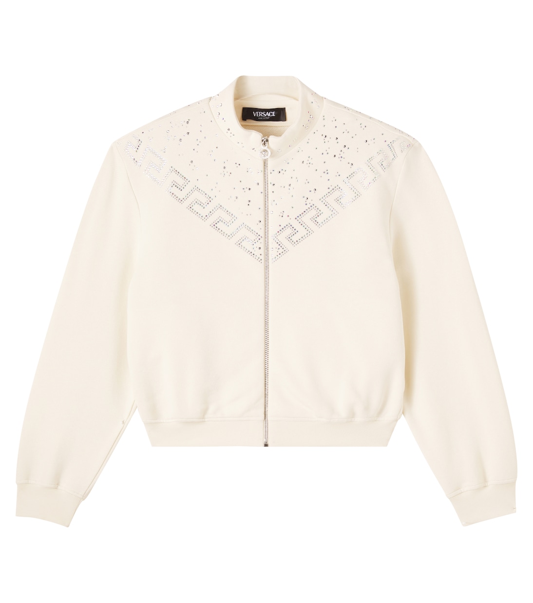 Jacke La Greca aus Baumwolle mit Kristallen | Versace Kids