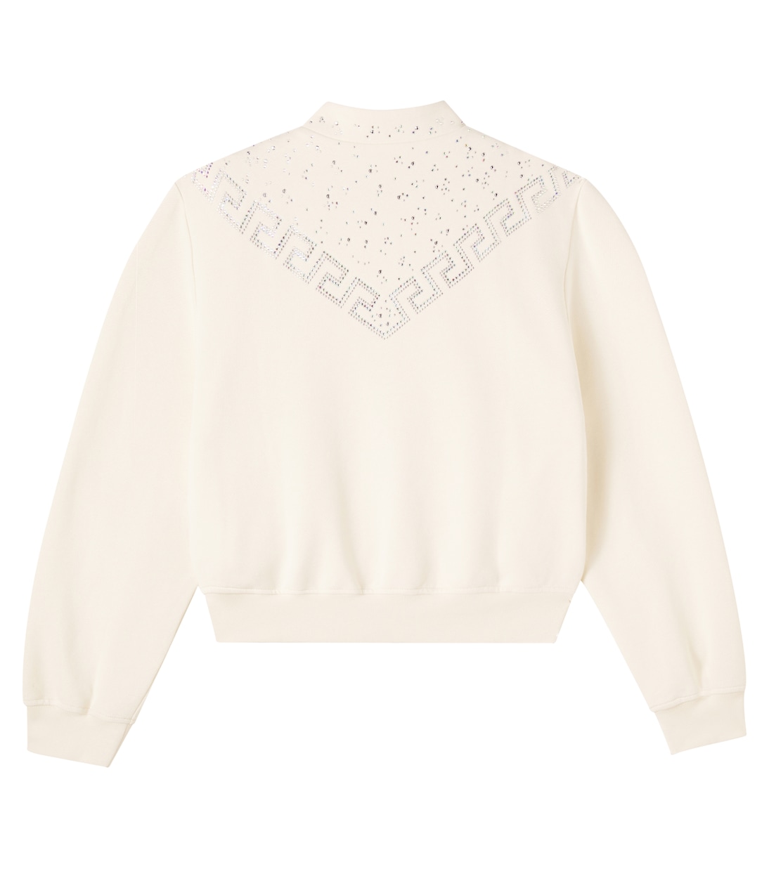 Jacke La Greca aus Baumwolle mit Kristallen | Versace Kids