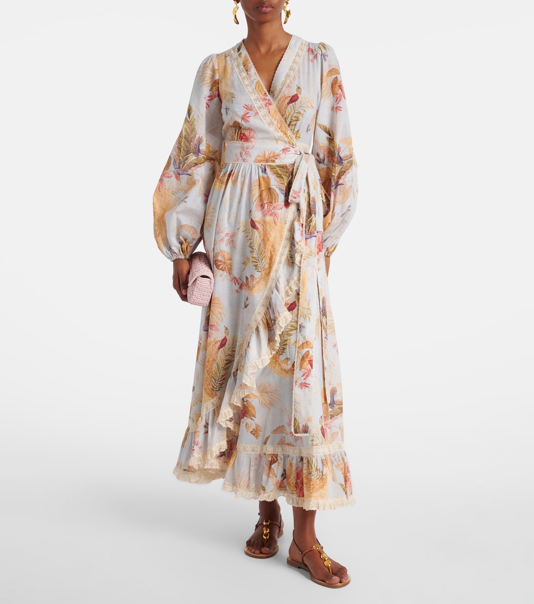 Midikleid Ascension aus Baumwolle | Zimmermann