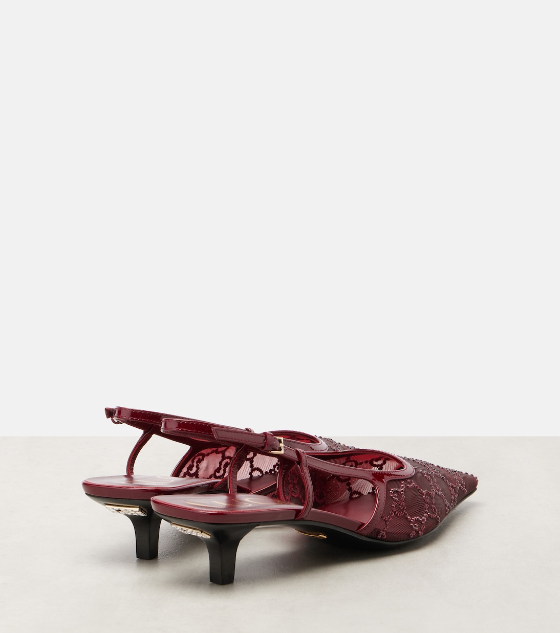 GG Demi mesh slingback pumps | Gucci