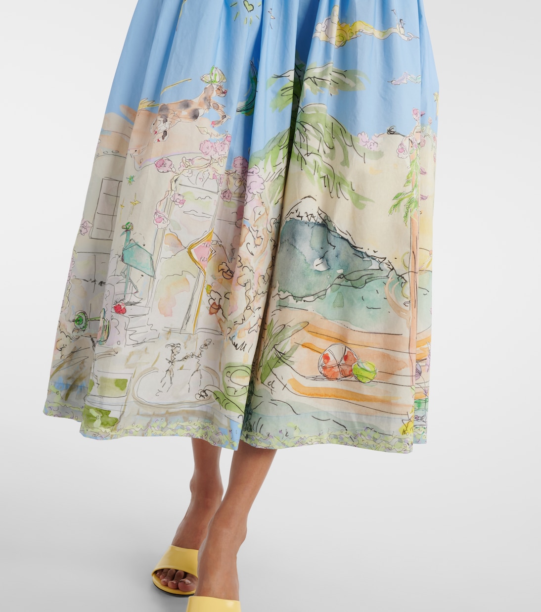 Midikleid Anouk aus Baumwolle | Alémais