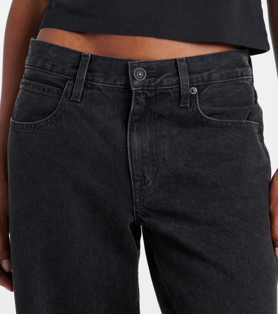 Jeans barrel a vita alta Tess Long | Slvrlake
