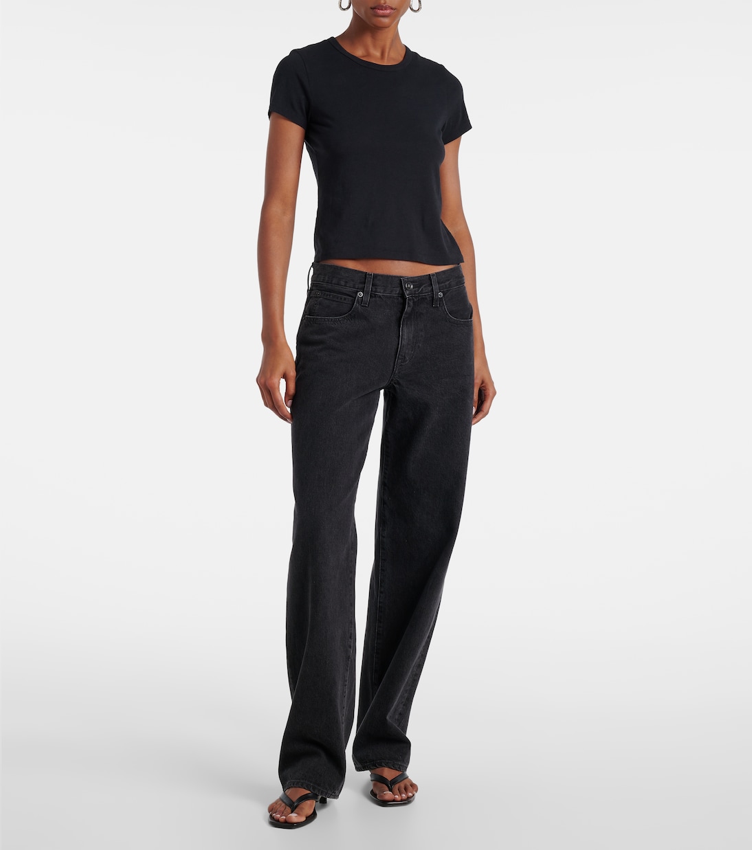 Jeans barrel a vita alta Tess Long | Slvrlake