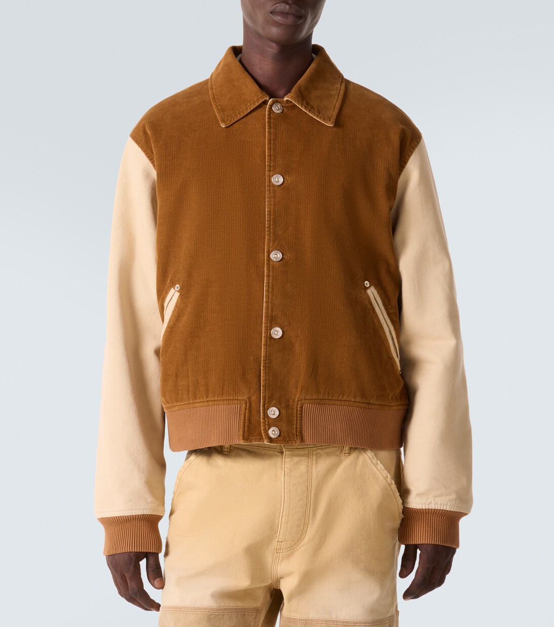 Homecoming cotton corduroy varsity jacket | Wales Bonner