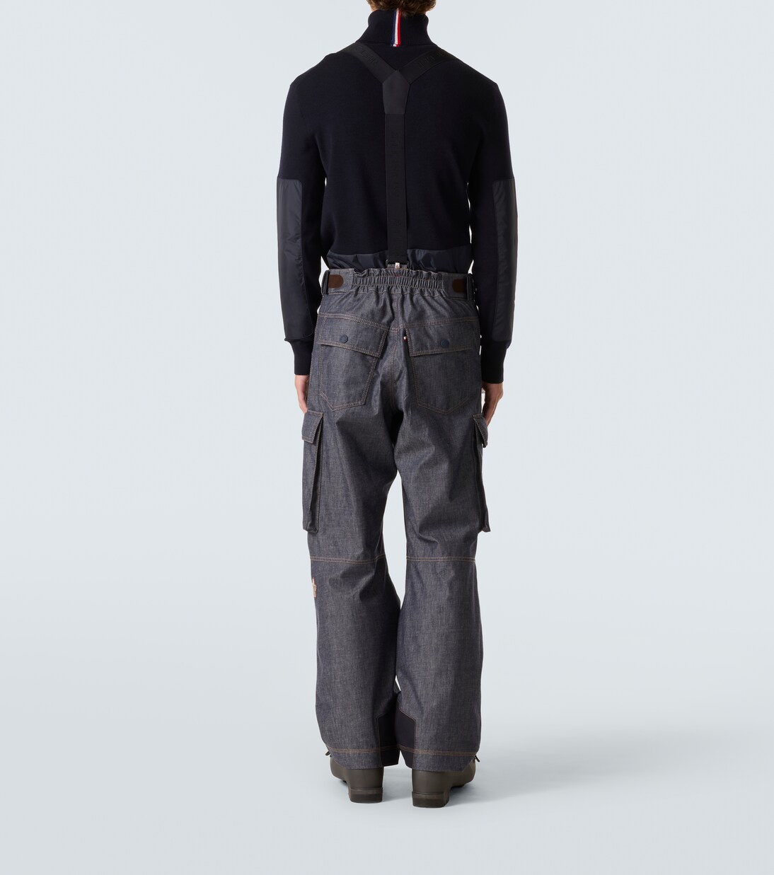 Mono de esquí de denim | Moncler Grenoble
