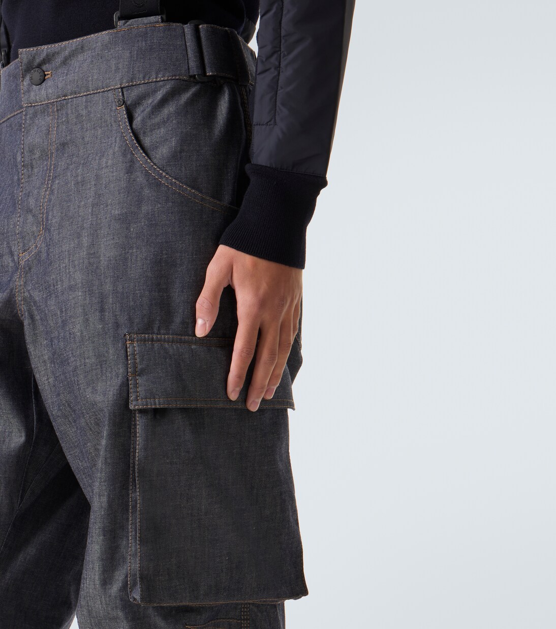 Mono de esquí de denim | Moncler Grenoble