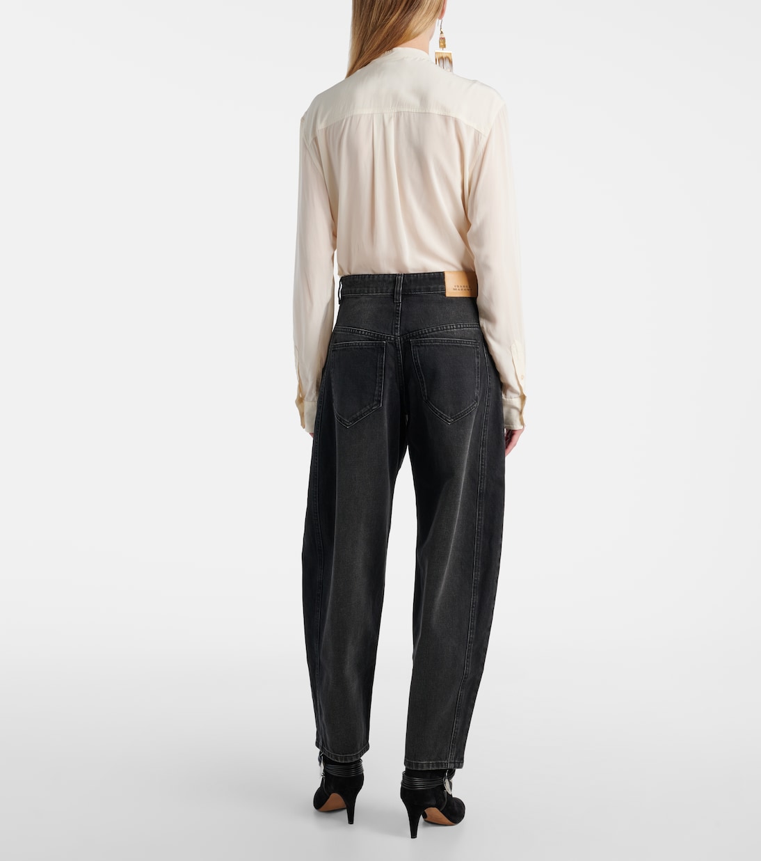 Mid-Rise Barrel Jeans Oriane | Isabel Marant