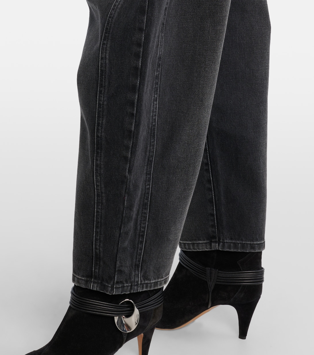 Mid-Rise Barrel Jeans Oriane | Isabel Marant