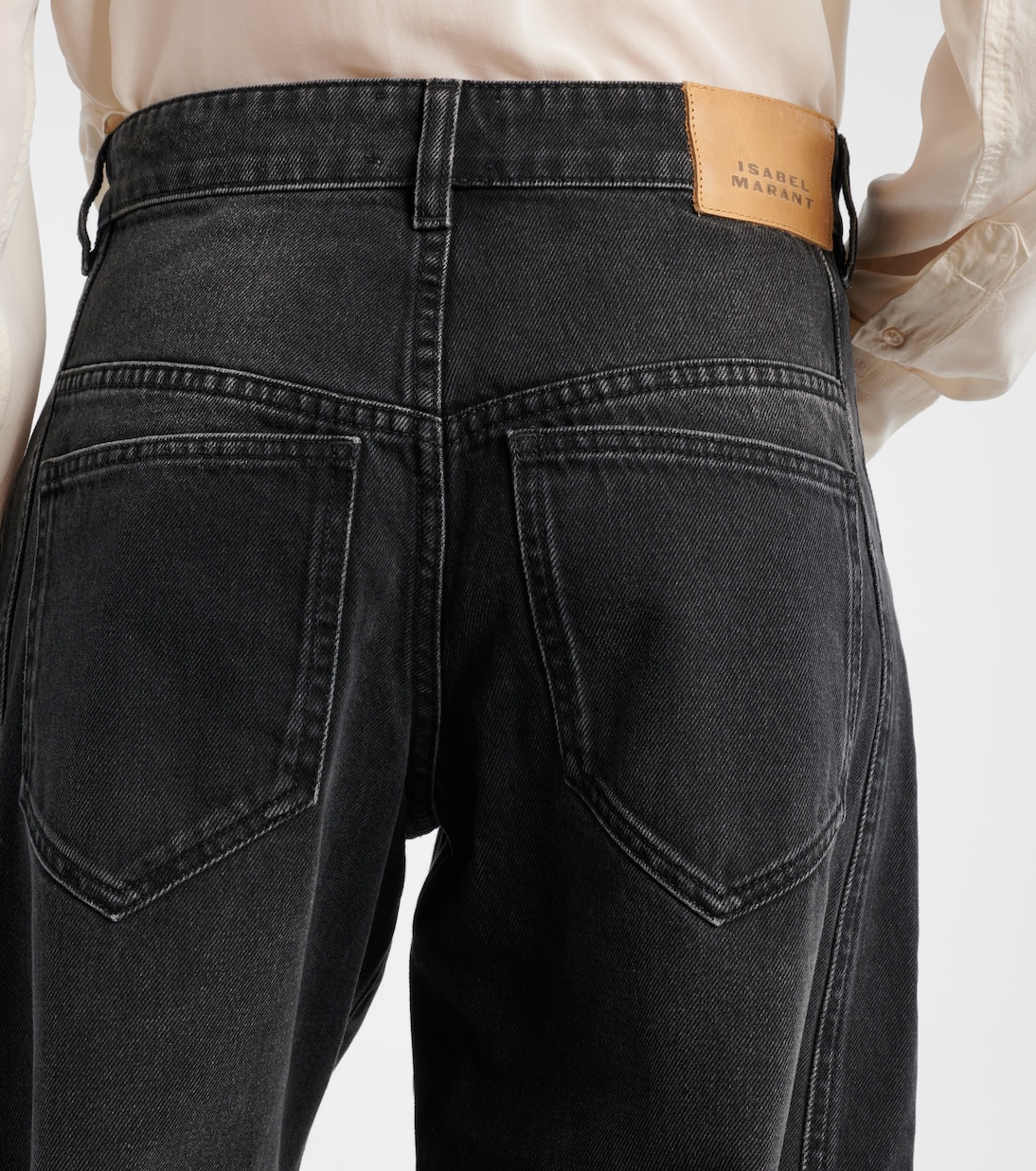 Mid-Rise Barrel Jeans Oriane | Isabel Marant