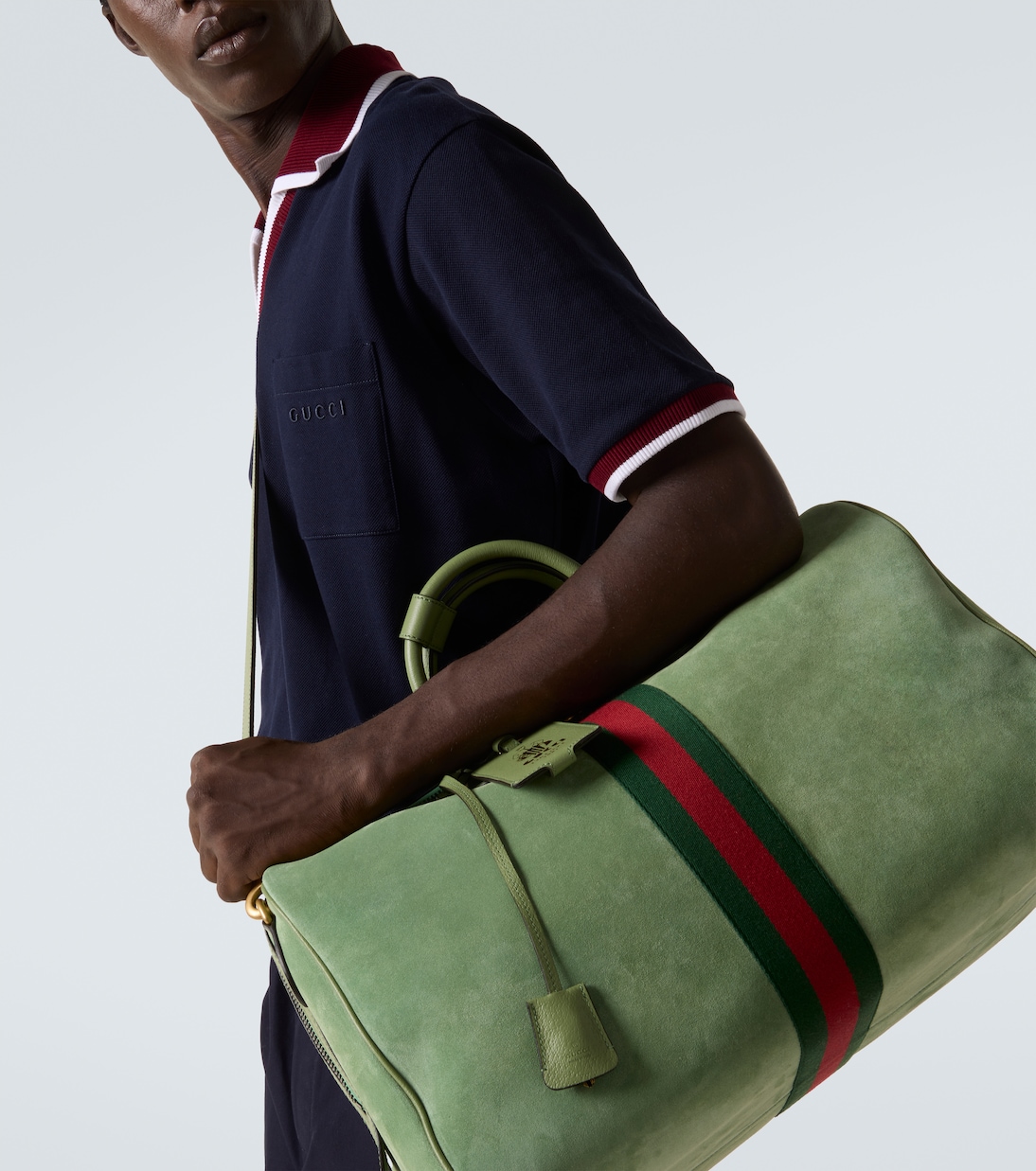 Gucci Savoy Medium suede duffel bag | Gucci