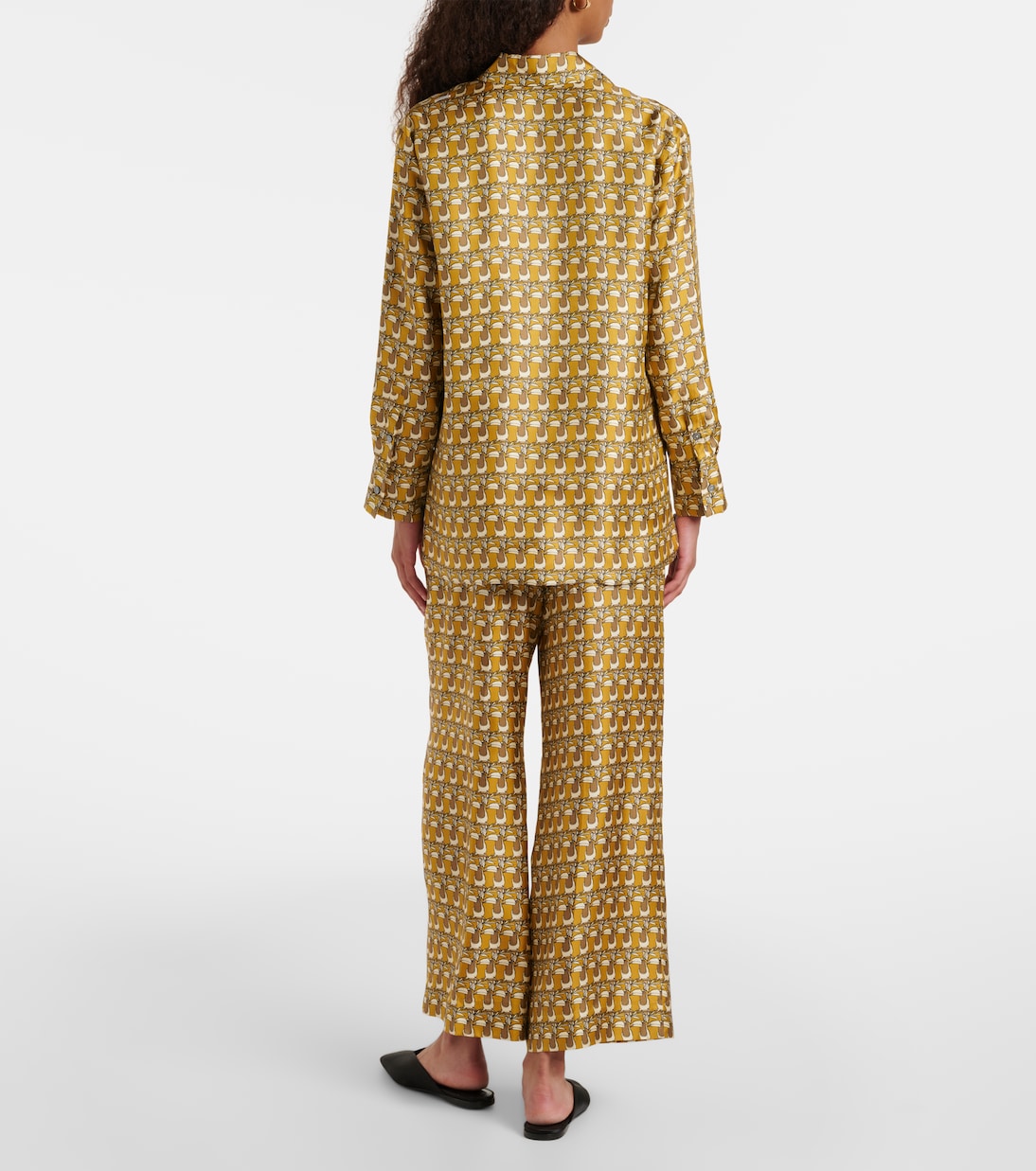 Camicia reversibile in seta con stampa | 'S Max Mara