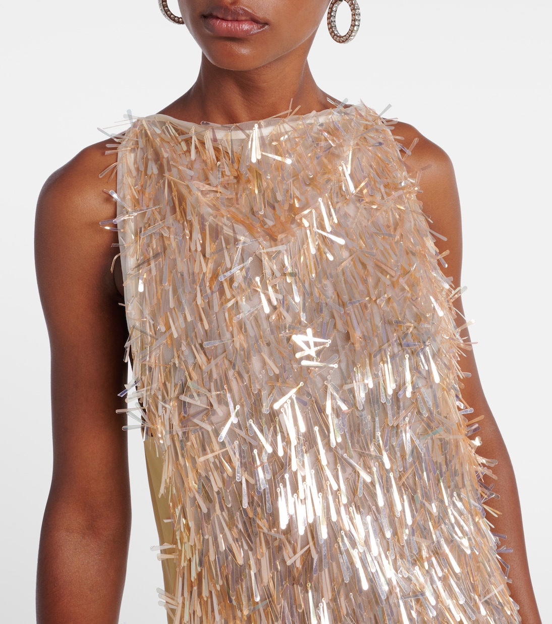 Tiara sequinned asymmetric gown  | Maticevski