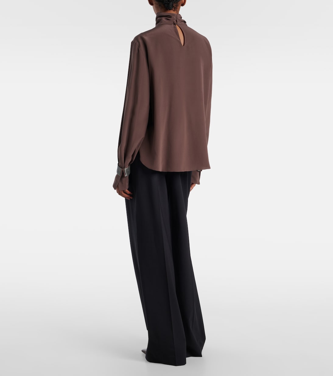 Blusa Monili in seta | Brunello Cucinelli