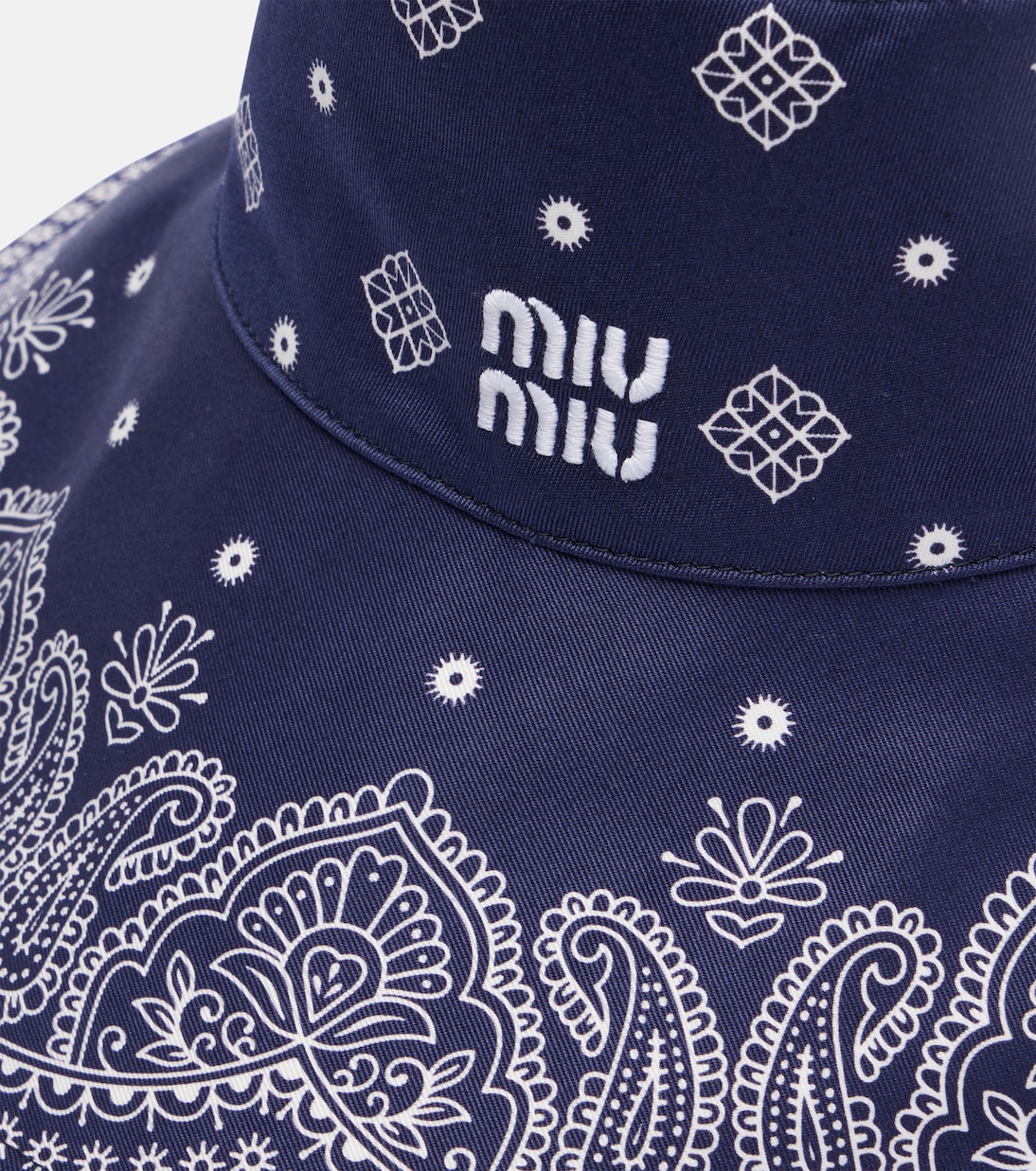 Cappello da pescatore Bandana in cotone | Miu Miu